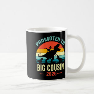 Zum großen Cousin befördert 2026 Dinosaurier T-Rex Kaffeetasse