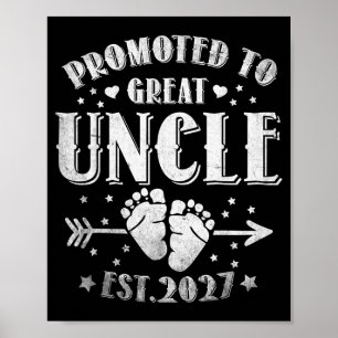 Zum Großonkel befördert ca. 2027 Bald Onkel Poster