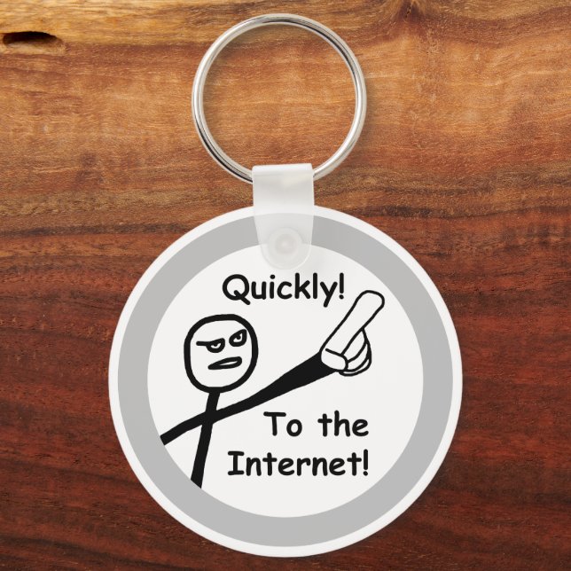 Zum Internet Schlüsselanhänger (Vorderseite)