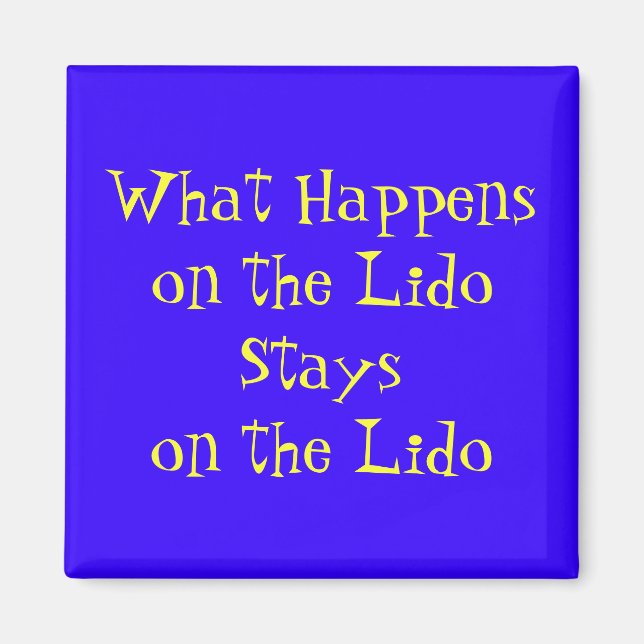 Zum Lido Magnet (Vorne)