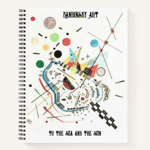Zum Meer und zur Sonne durch Kandinsky Personalisi Notizbuch