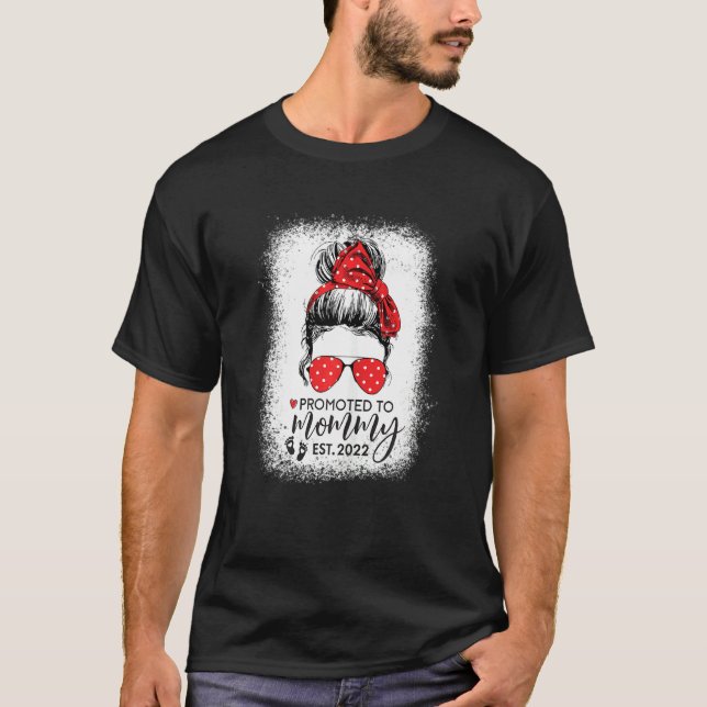 Zum Mommy 2022 beworbene Frauen zum ersten Mal Mam T-Shirt (Vorderseite)