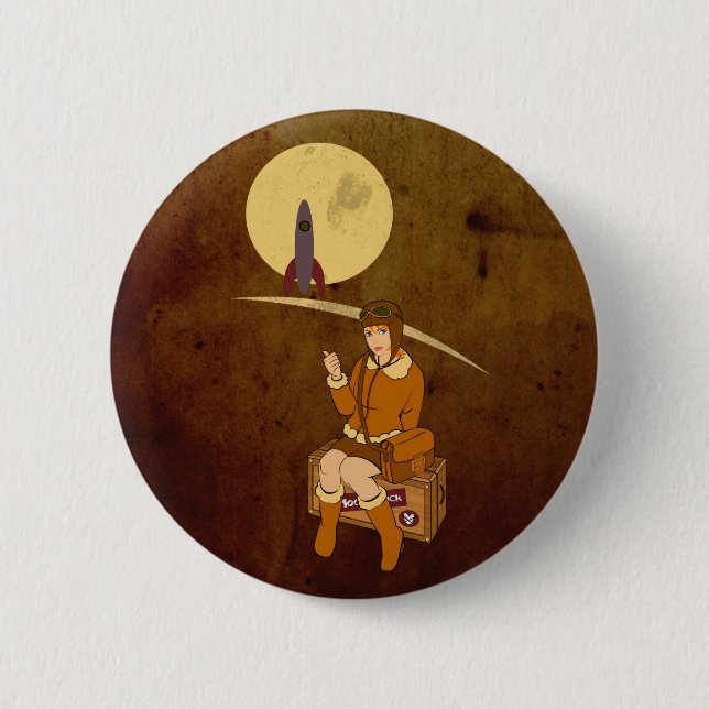 Zum Mond Button (Vorderseite)