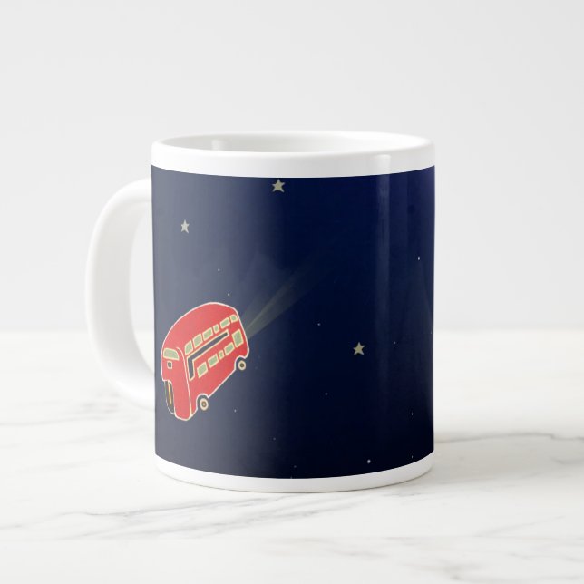 Zum Mond Jumbo-Tasse (Vorderseite Links)