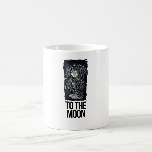Zum Mond Kaffeetasse (Mittel)