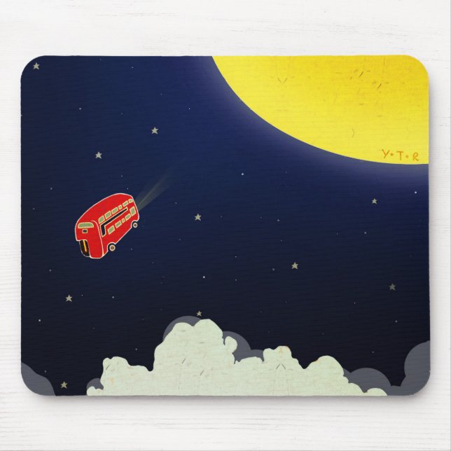 Zum Mond Mousepad (Vorne)