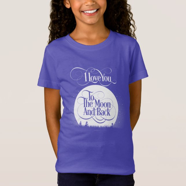 Zum Mond und zur Rückseite T-Shirt (Vorderseite)