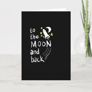 Zum Mond und zurück Karte
