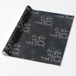 Zum Mondwackelpapier Geschenkpapier