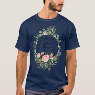 Zum Oma Est 2022 Blume Frauen zum ersten Mal G T-Shirt