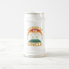 Zum Onkel aufgestiegen Bierglas
