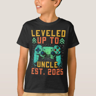 Zum Onkel befördert 2025 Zum Onkel Est 202 aufgest T-Shirt