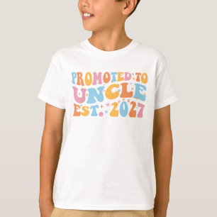 Zum Onkel Befördert Erw. 2027 Neuer Onkel T-Shirt