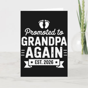 Zum Opa Again Est 2026 ernannt bald Familie  Karte
