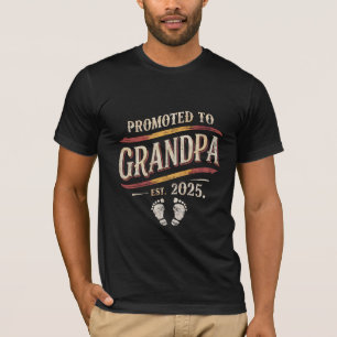 Zum Opa befördert 2025 Opa ist 2025  T-Shirt