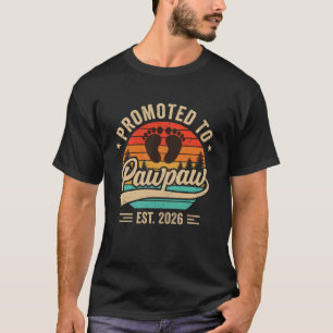 Zum Opa Befördert Est 2026 Großeltern Baby Anno T-Shirt
