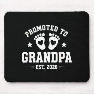 Zum Opa befördert Est 2026 Neuer Großelternteil Mousepad