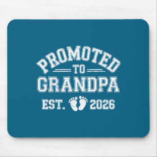 Zum Opa befördert est 2026 von neue Mutter Vater Mousepad