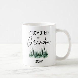 Zum Opa befördert Est 2027 Baby Enthüllung Schwang Kaffeetasse