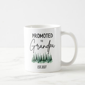 Zum Opa befördert Est 2027 Baby Enthüllung Schwang Kaffeetasse