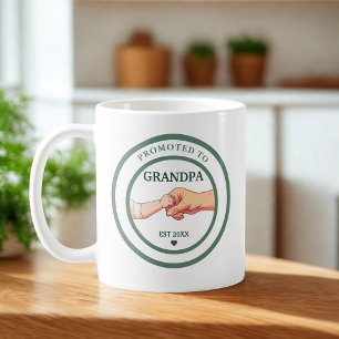 Zum Opa befördert Est. 20XX Kaffeetasse
