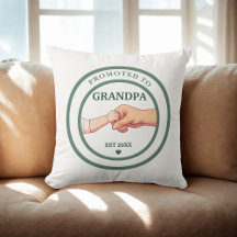 Zum Opa befördert Est. 20XX Kissen