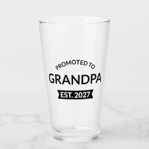 Zum Opa Befördert Geschätzt 2027 Neuer Papa II Glas