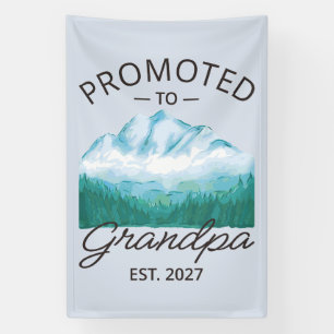 Zum Opa Befördert Geschätzt 2027 Neuer Papa VI Banner