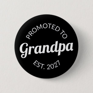 Zum Opa befördert Seit 2027 Neuer Papa I Button