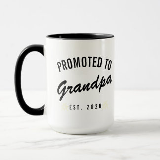 Zum Opa ernannt, voraussichtlich 2026 Tasse