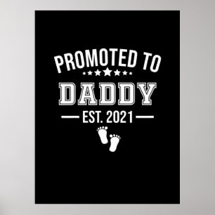 Zum Papa 2021 befördert Erste Väter Poster