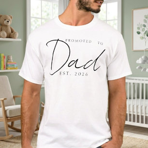 Zum Papa Befoerdert Klassisches Gründungsjahr Schr T-Shirt