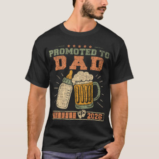 Zum Papa Befördert 2026 Baby Unterwegs Lustiger Ba T-Shirt