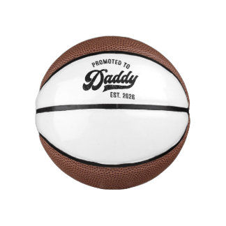 Zum Papa befördert 2026 – Babyankündigung Mini Basketball