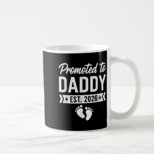Zum Papa befördert 2026 Kaffeetasse