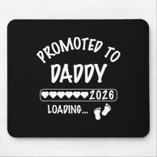 Zum Papa befördert 2026 Neue Eltern-Mommy-Vater Mousepad