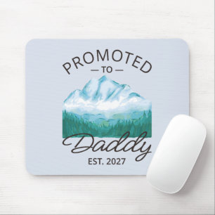 Zum Papa Befördert Erw. 2027 Neue Papa-Ankündigung Mousepad