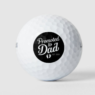 Zum Papa befördert EST 2025 Lustig Bald Papa Golfball