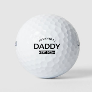 Zum Papa befördert Est. 2026 II Golfball