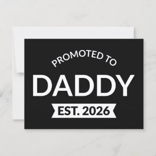 Zum Papa Befördert Est. 2026 II Postkarte