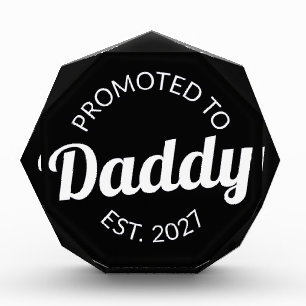 Zum Papa Befördert Est 2027 Neuer Papa Baby Shower Fotoblock
