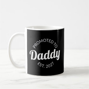 Zum Papa Befördert Est 2027 Neuer Papa Baby Shower Kaffeetasse