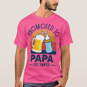 Zum Papa-Vatertag 2022 begehrte erste Papa T-Shirt
