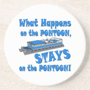 Zum Pontoon Getränkeuntersetzer