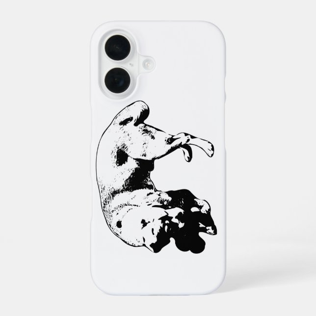Zum Preis gebogen iPhone 16 Hülle (Rückseite)