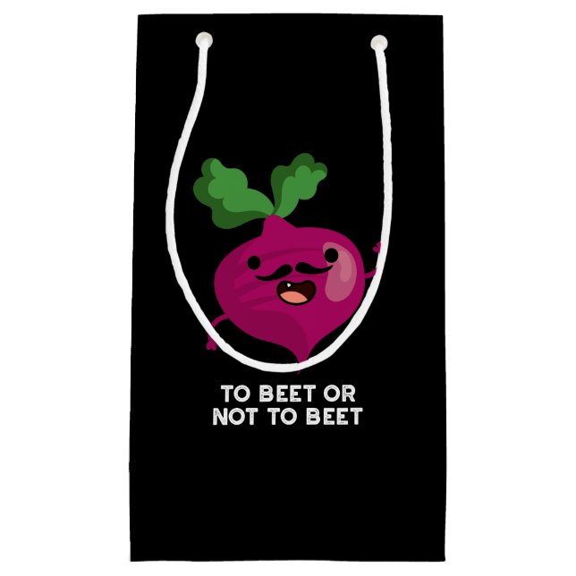 zum Rüben oder nicht zum Rüben der sonnigen Veggie Kleine Geschenktüte (Vorderseite)