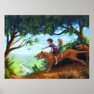 Zum Tal von megafauna Poster
