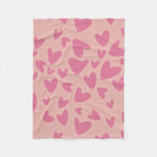 Zum Valentinstag Thema  Fleecedecke
