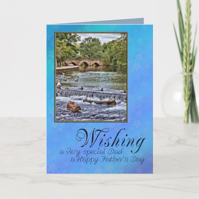 Zum Vater am Vatertag Karte (Vorderseite)