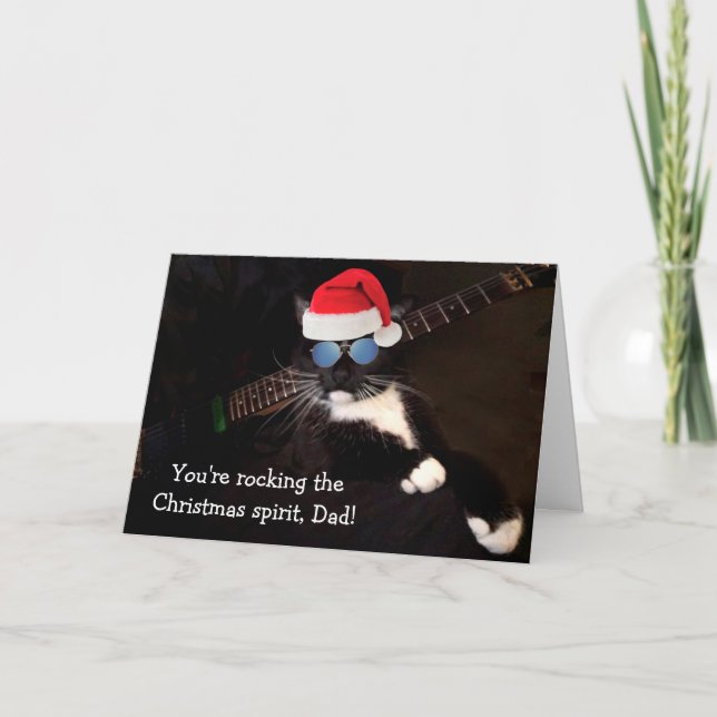 "Zum Vater" Coole Weihnachtsfeiertage Feiertagskarte (Vorderseite)